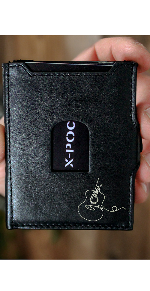 X-POC Kreditkartenetui "Gitarre"