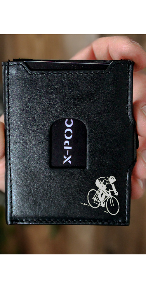 X-POC Kreditkartenetui "Rennradfahrer"