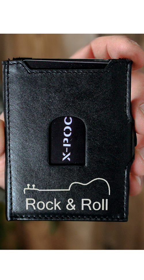 X-POC Kreditkartenetui "Rock & Roll Groß"