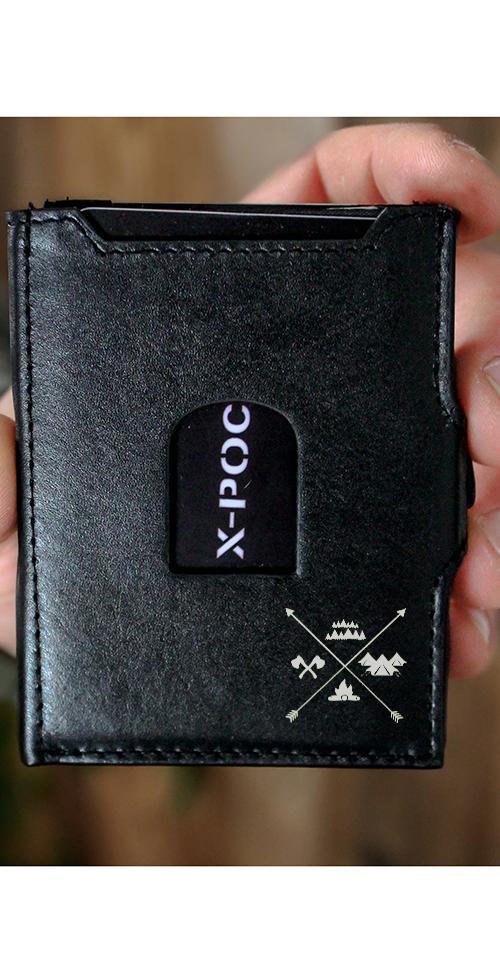 X-POC Kreditkartenetui "Pfeile Emblem"