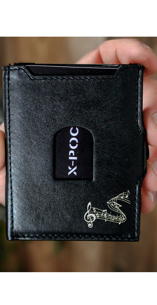 X-POC Kreditkartenetui "Musiknoten"