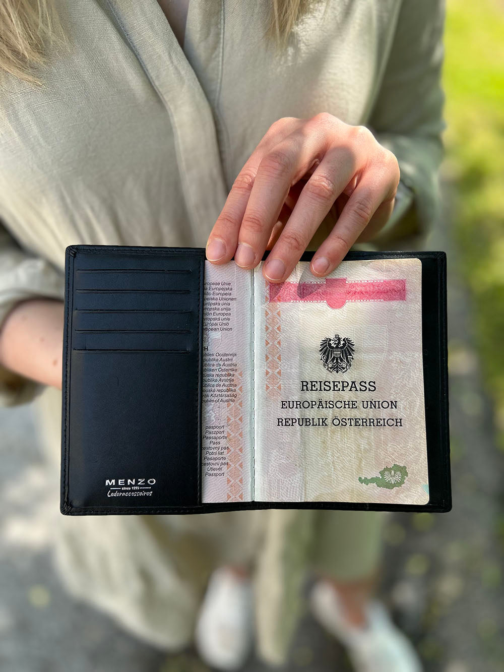 Reisepasshülle "Kompass Klein"
